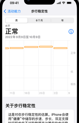 弋江iPhone手机维修如何在iPhone开启'步行稳定性通知'