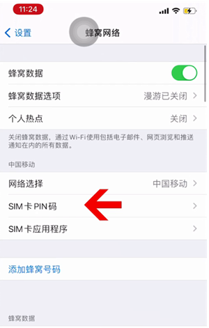 弋江苹果14维修网分享如何给iPhone14的SIM卡设置密码 